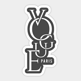 vogue paris fashion Sticker